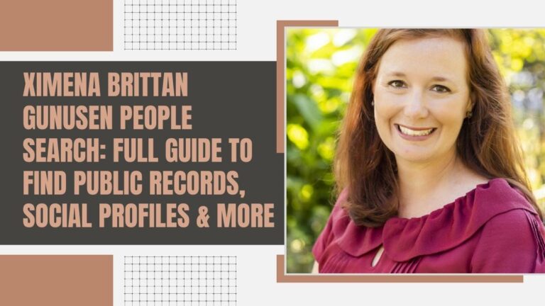 Ximena Brittan Gunusen People Search