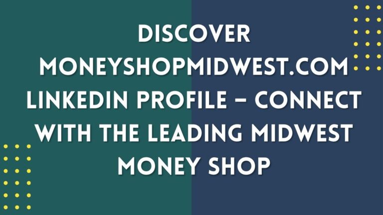 moneyshopmidwest.com LinkedIn
