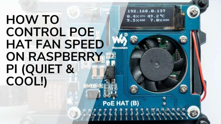 Control PoE HAT Fan Speed on Raspberry Pi