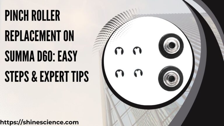 Pinch Roller Replacement on Summa D60